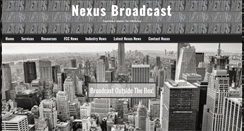 Desktop Screenshot of nexusbroadcast.com