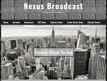 Tablet Screenshot of nexusbroadcast.com